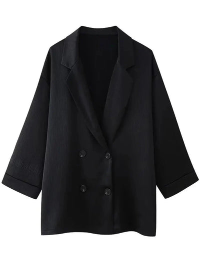 Trixia Lose Blazer und Hosen-Set