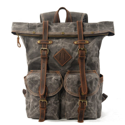 Wendell Vintage Rucksack mit Schnallen