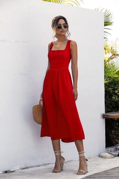 Lilivienne – Elegantes Baumwoll-Leinen-Kleid