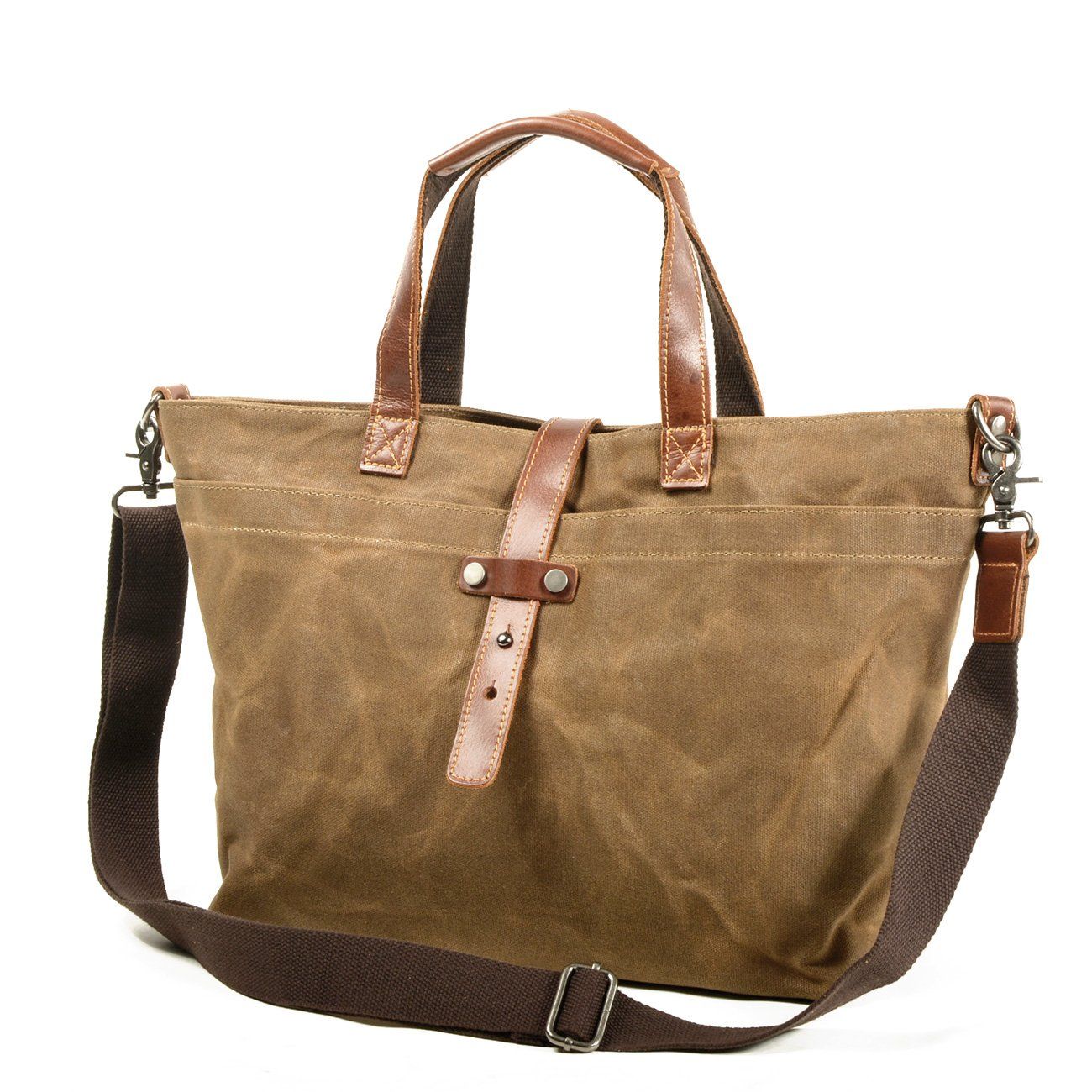 Dayton™ Vintage Schultertasche Aus Langlebigem Canvas & Leder – Unisex Mit Verstellbarem Gurt