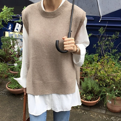 Alva - Locker geschnittene Pulloverweste