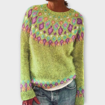 Fiona | Warmer Strickpullover mit Muster