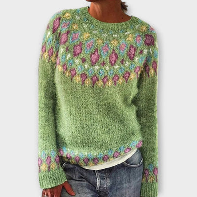 Fiona | Warmer Strickpullover mit Muster