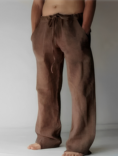 Garth - Leinen-Baggy-Hose für Herren