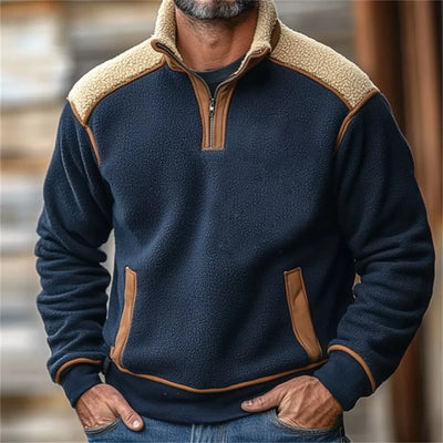 Marco | Fleece Pullover mit Reißverschluss