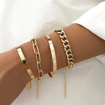 Elan Mercer Armbandset | Gold