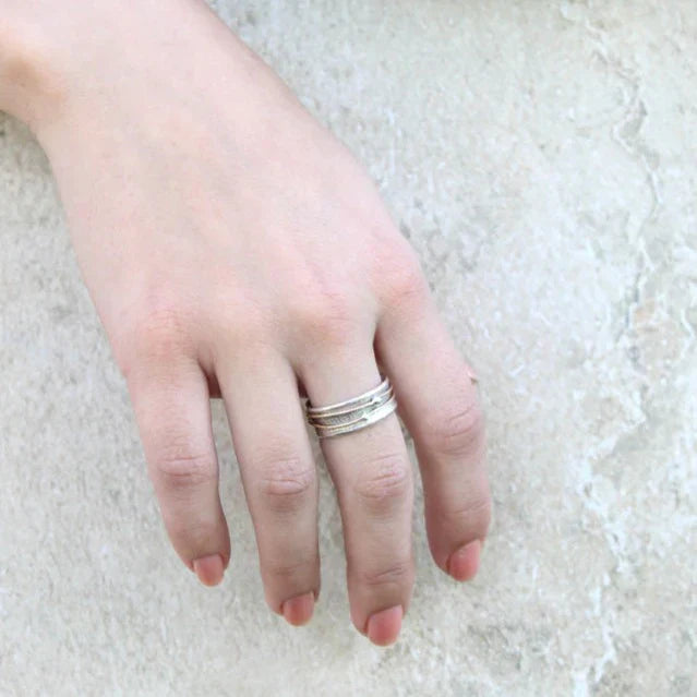 Bianca | Vintage Vergoldeter Silber Ring