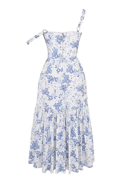 Geblümtes Midi-Sommerkleid