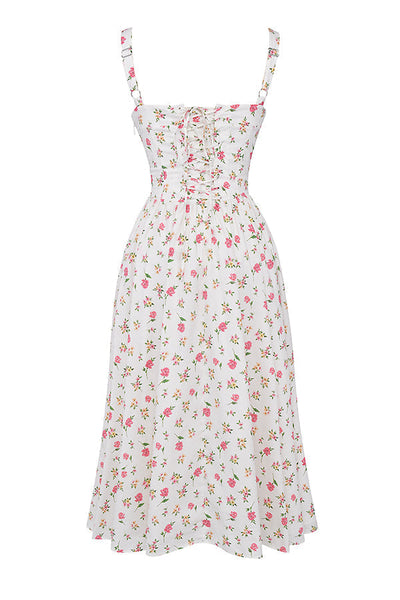 Geblümtes Midi-Sommerkleid