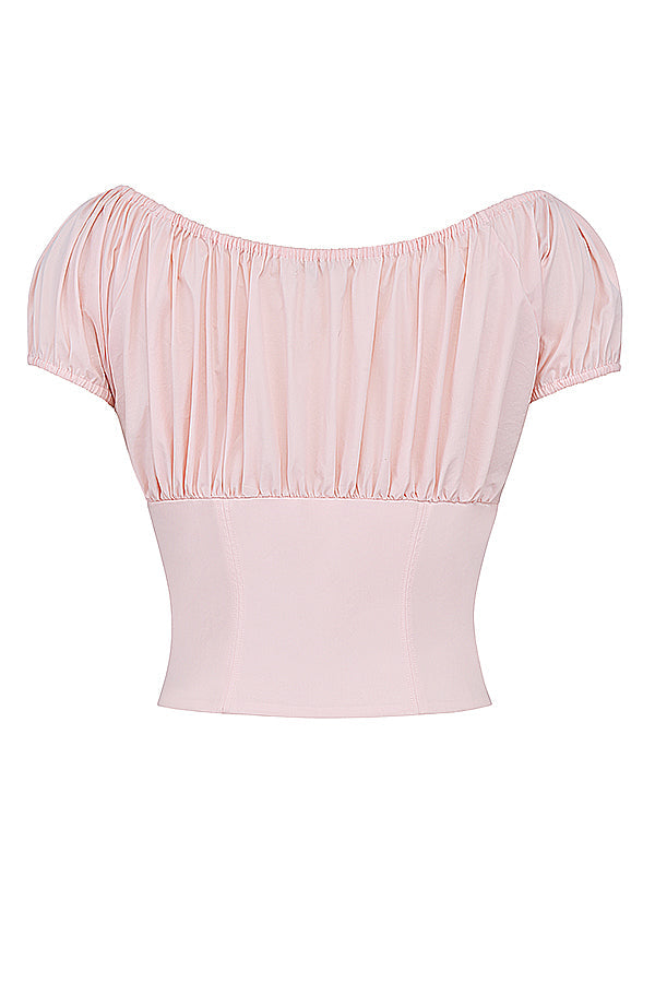 Babyrosa Rüschentop
