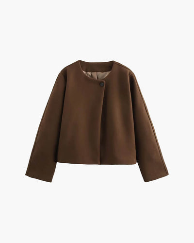 Silene | Kurzjacke Mit Rundhalsausschnitt