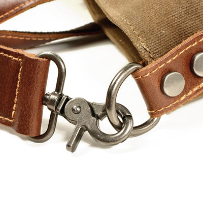 Dayton™ Vintage Schultertasche Aus Langlebigem Canvas & Leder – Unisex Mit Verstellbarem Gurt