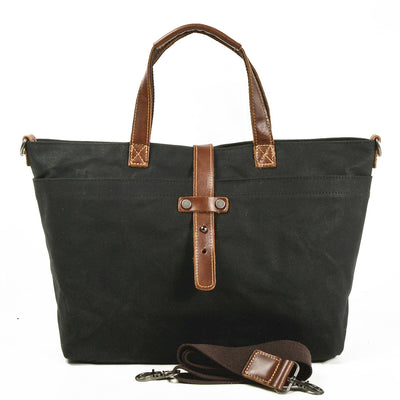 Dayton™ Vintage Schultertasche Aus Langlebigem Canvas & Leder – Unisex Mit Verstellbarem Gurt