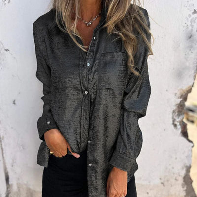 Rosalie | Elegante Bluse mit umgeschlagenem Kragen