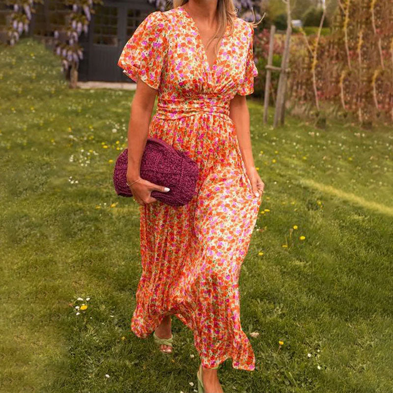 Charlotte | Klassisches Kleid mit V-Ausschnitt