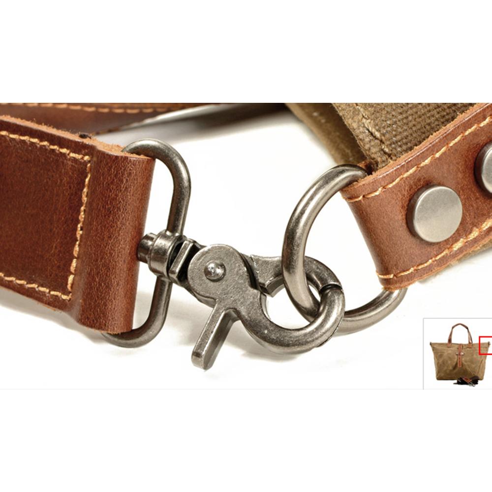 Dayton™ Vintage Schultertasche Aus Langlebigem Canvas & Leder – Unisex Mit Verstellbarem Gurt