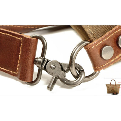 Dayton™ Vintage Schultertasche Aus Langlebigem Canvas & Leder – Unisex Mit Verstellbarem Gurt