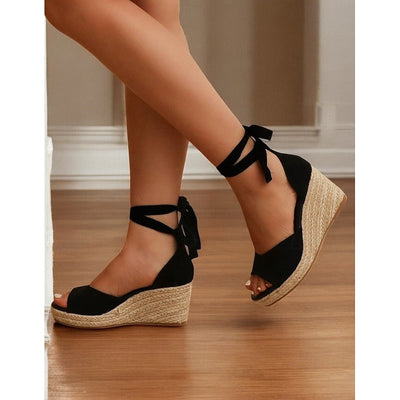 Severine – Boho-Keilsandalen für stilvolle Sommermomente