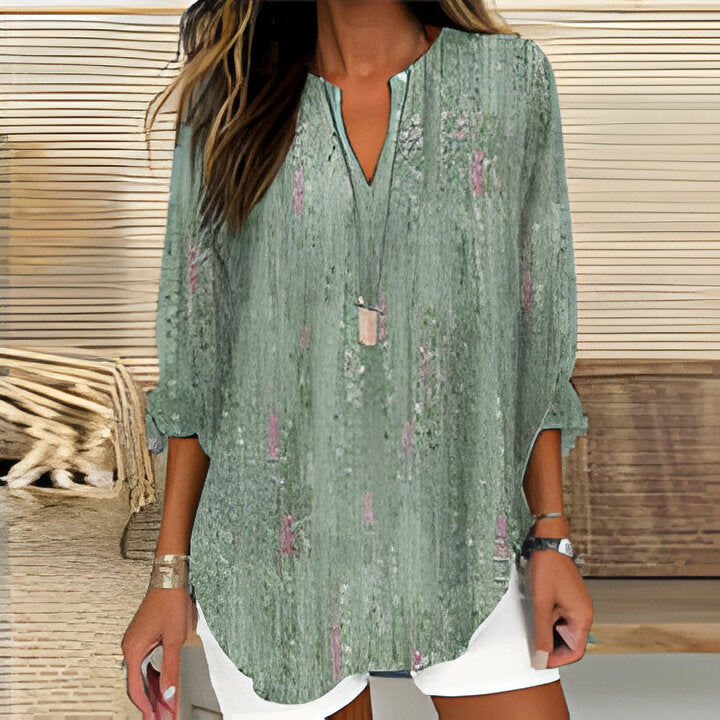 Manon | V-Ausschnitt Lange Ärmel