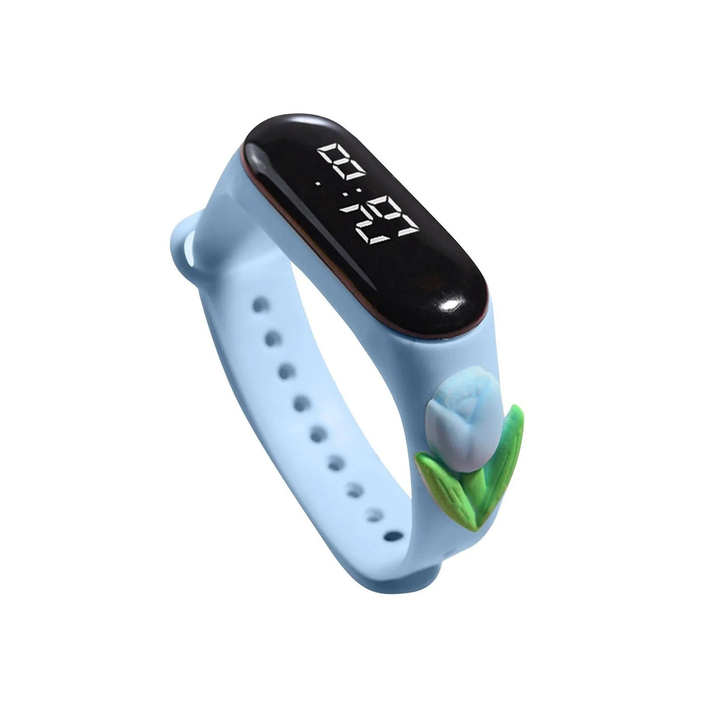 Digitale Armbanduhr Frauen - Jenifer Quarz-Silikonuhr In Eleganter Ovalform Mit Silikonarmband