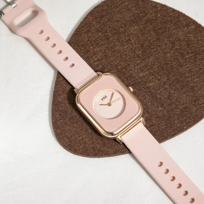 Silikonarmbanduhr Elegant Für Frauen – Pearl Luxus, Schockresistent, Quarz-Uhrwerk, 38.5mm