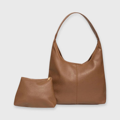 Zeitlose vegane Lederhandtasche