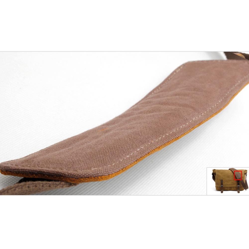 Conway™ Retro Umhängetasche Aus Gewachstem Baumwoll-Canvas – Vintage Messenger Bag Mit Laptopfach