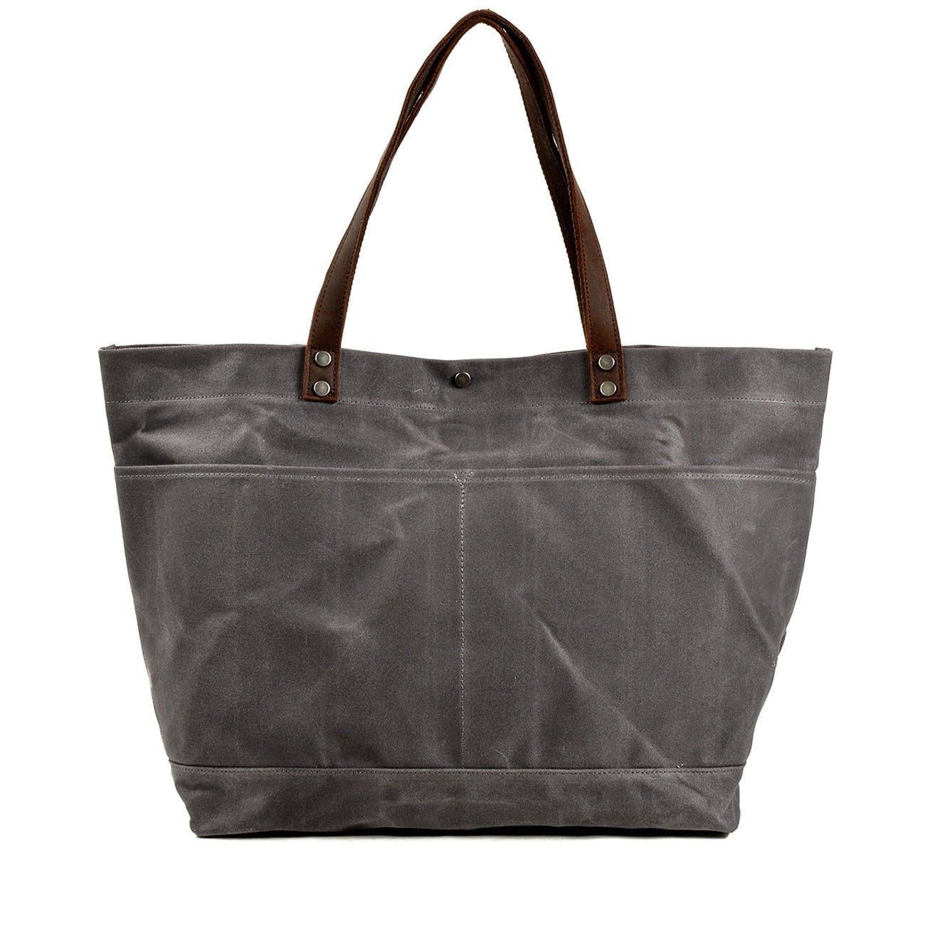 Bovec™ - Gewachste Canvas Schultertasche Mit Ledergriffen, Vintage-Design, 27L, Unisex